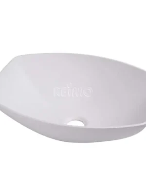 Cenová Bomba Umyvadlo polooválné bílé, rozměr: 350 x 260 mm, V135 mm