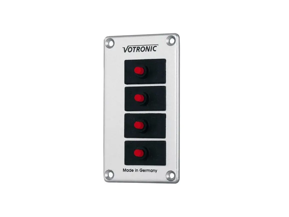 Bezpečná Platba Pojistkový panel Votronic se 4 jističovými moduly