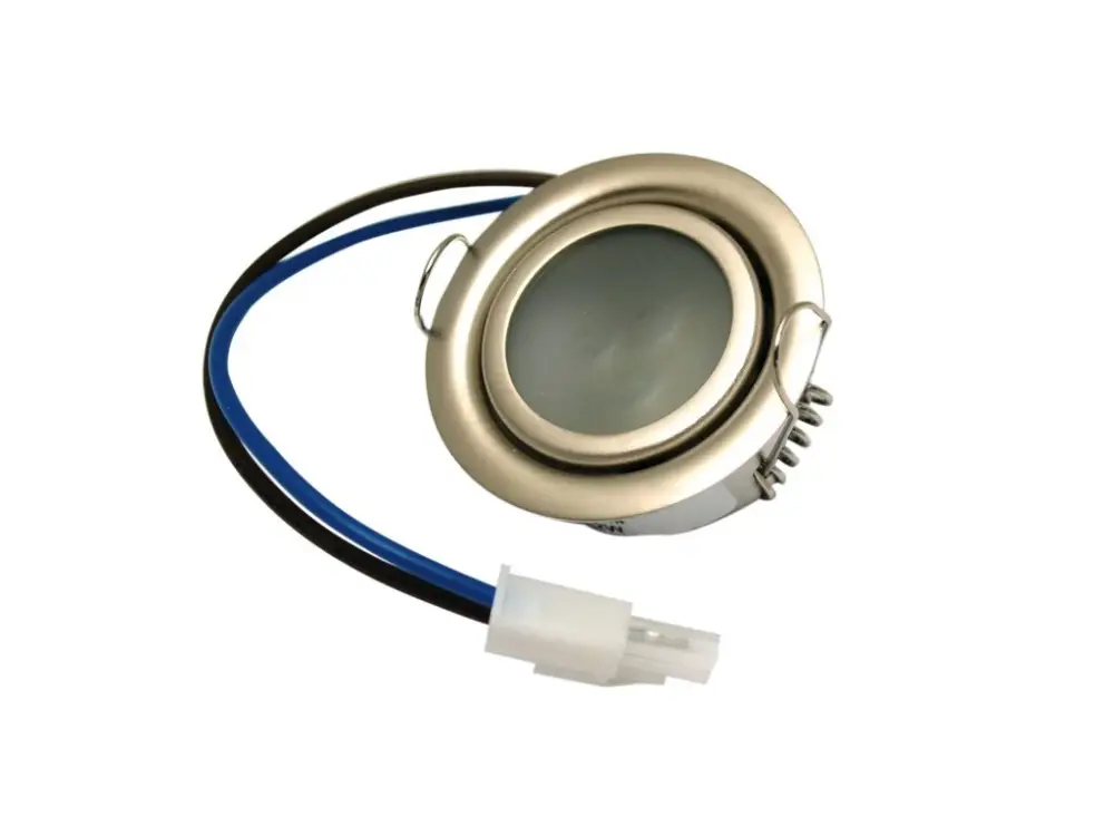 LED reflektor 12V, Manni, 0,2W, nikl matný Originální