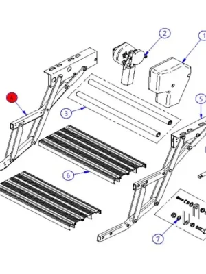 Novinka Nůžkový systém pro Thule Double Step 12V, levá strana