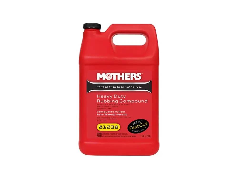 Dokud Zásoby Vydrží Mothers Professional Heavy Duty Rubbing Compound - vysoce účinná profesionální brusná a leštící pasta (abrazivní leštěnka), 3,785 l