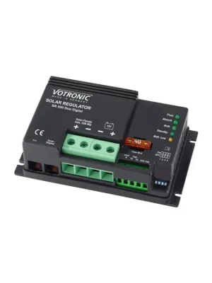 Vysoce Kvalitní PWM regulátor nabíjení, Carbest 12V solární regulátor SR530 Duo Digital