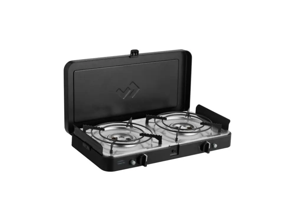 Bezpečná Platba Dvouplotýnkový plynový vařič Cadac 2 COOK 3 TURBO FFD STOVE - 50mbar