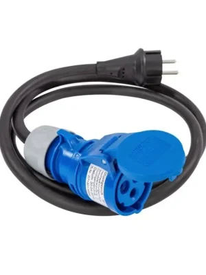 Adaptační kabel Jäger Direkt - Schuko s CEE zásuvkou 1,5 m Časově Omezené