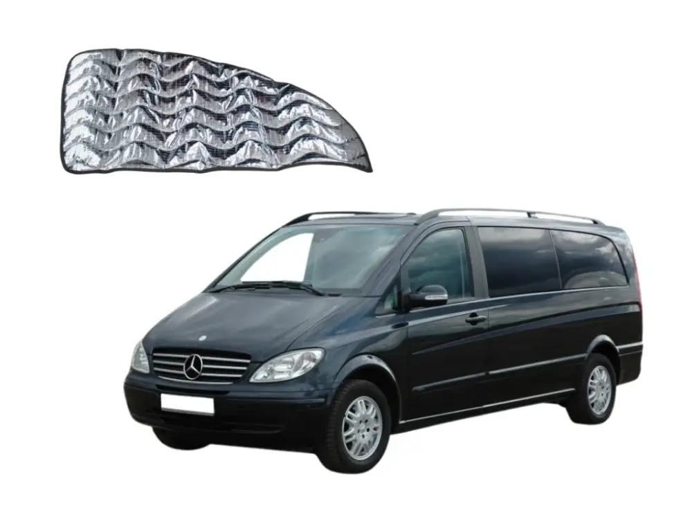 Vnitřní termoclony pro Mercedes Benz Viano 2003 – 2014 s komfortním obložením KR + DR - druhá jakost Rychlé Dodání