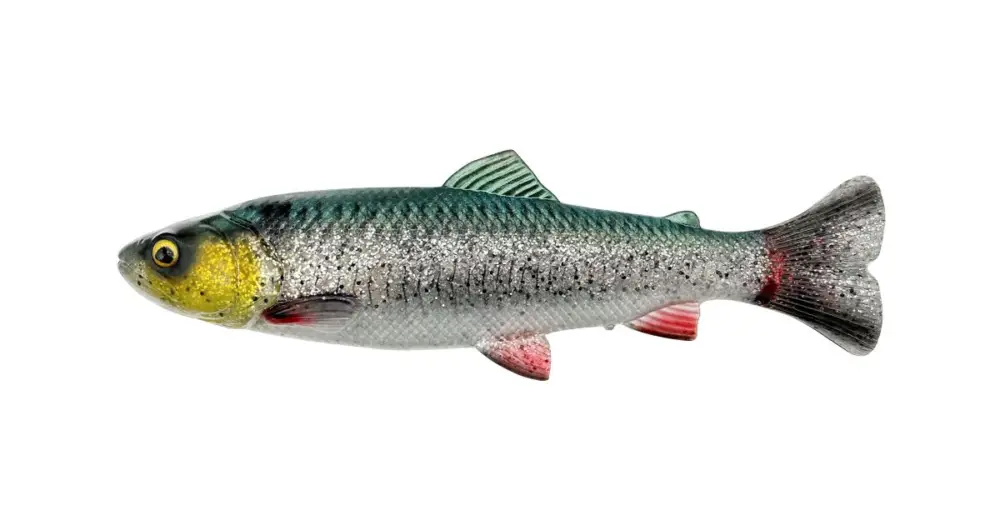 Savage Gear Gumová Nástraha 4D Linethru Pulsetail Trout Slow Sink Green Silver - 16 cm 51 g Objednat Nyní