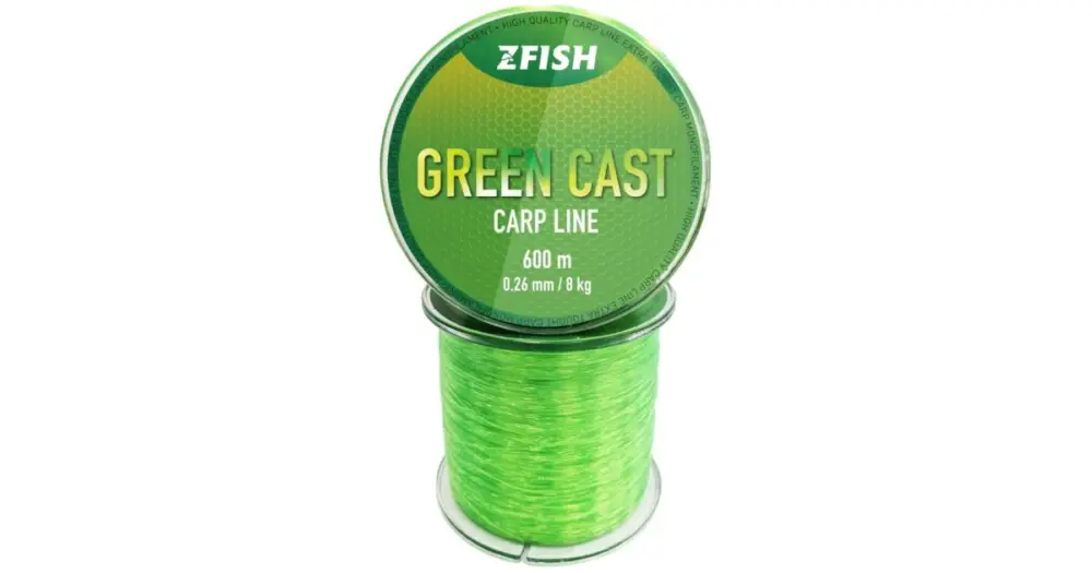 Poslední Šance Zfish Vlasec Green Cast Carp Line - 0,30 mm 600 m