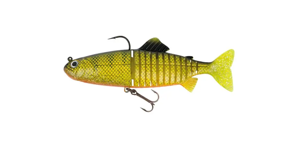 Fox Rage Gumová Nástraha Replicant Jointed UV Natural Perch - 18 cm 80 g Dokud Zásoby Vydrží