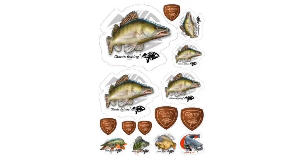 Giants Fishing Mix Nálepek Candát Tovární Cena