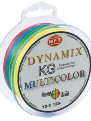 WFT Splétaná Šňůra Round Dynamix KG Multicolor 300 m - 0,10 mm 10 kg Značkový