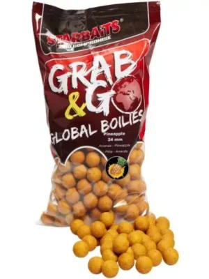Starbaits Boilies G&G Global Pineapple - 2,5 kg 20 mm Akční Nabídka