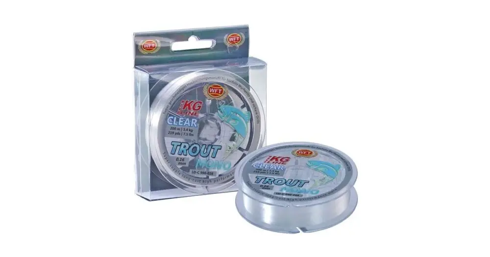 WFT Vlasec Trout Mono Clear 200 m - 0,18 mm 4,5 kg Kup Teď