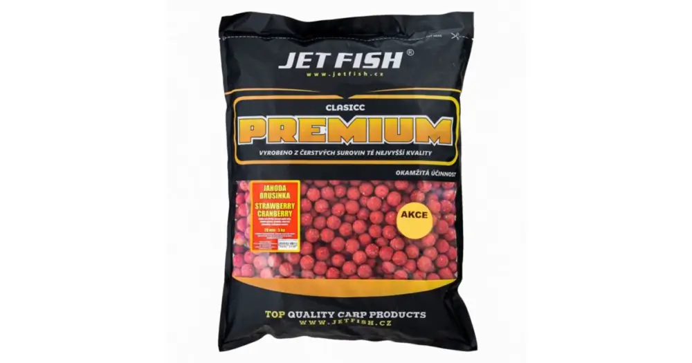 Jet Fish Boilie Premium Clasicc 5 kg 20 mm - Jahoda / Brusinka Nakupujte Hned