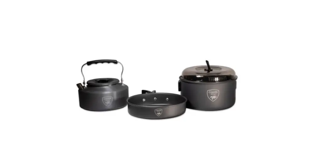 Giants Fishing Sada Nádobí S Konvičkou 3 Piece Pan Kettle Set Nejlepší Volba