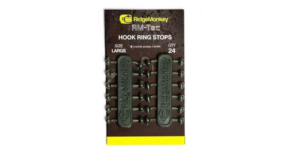 RidgeMonkey Gumové Stoppery Stoper RM-Tec Hokk Ring Stops Large Levný