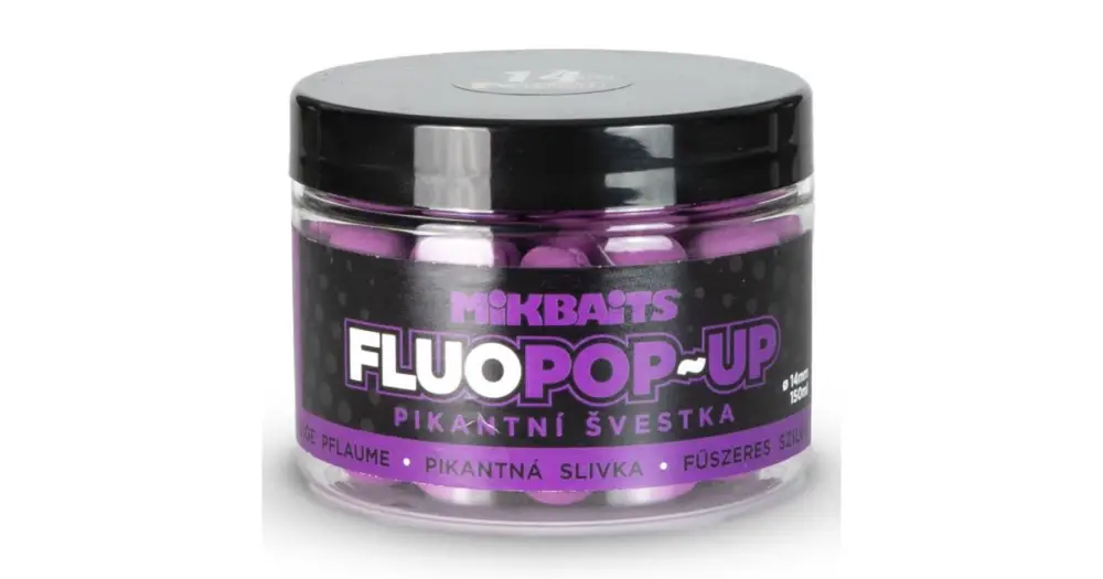 Oblíbený Mikbaits Plovoucí Boilie Fluo Pikantní švestka 150 ml