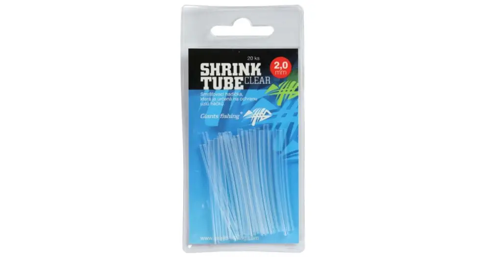 Must-Have Giants Fishing Smršťovací Hadička Shrink Tube Clear 20 ks - 1,6 mm