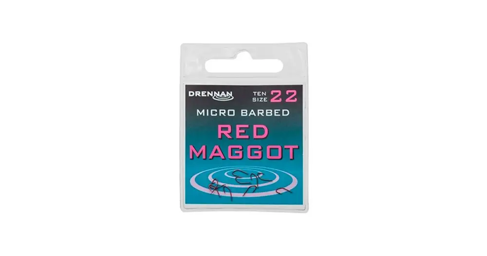 Aktuální Drennan Háčky Red Maggot - Velikost 20