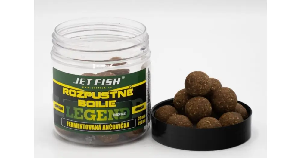 Jet Fish Rozpustné Boilie Legend Range Fermentovaná Ančovička 250 ml - 24 mm Akční Nabídka