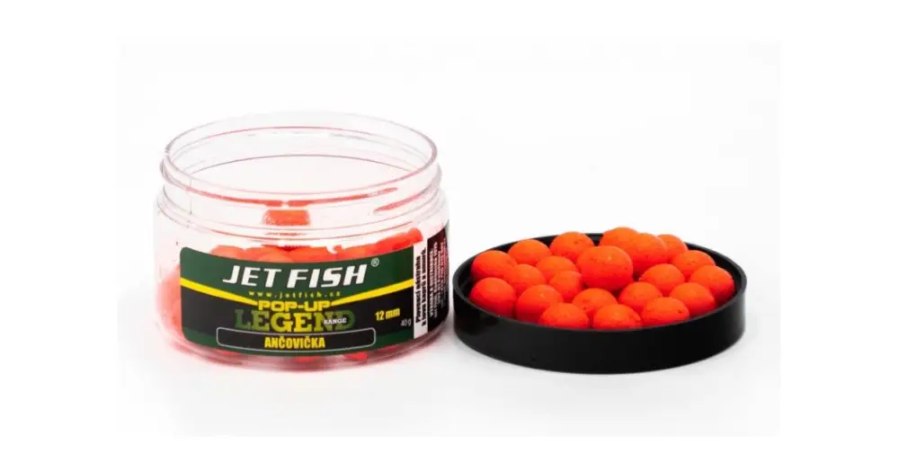 Hit Sezóny Jet Fish Plovoucí Boilie Legend Range Ančovička - 60 g 16 mm