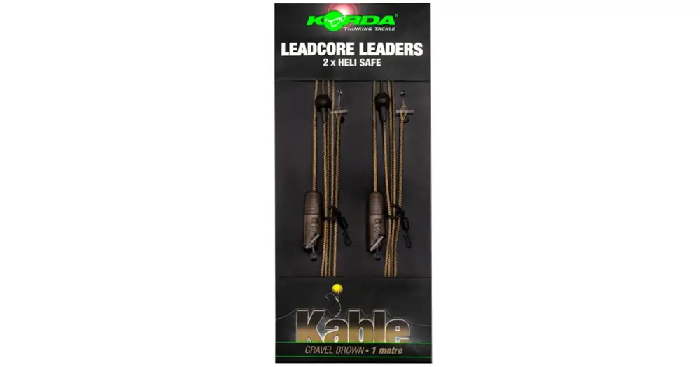 Korda Olověná Montáž Leadcore leader Heli Safe 1 m 2 ks - Gravel Akce