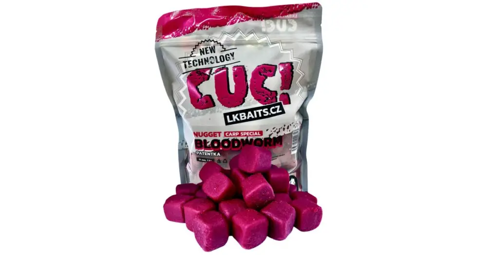 LK Baits CUC Nugget Carp Bloodworm 1 kg Výhodná Nabídka
