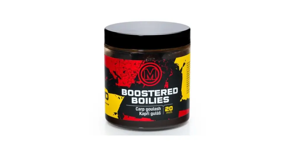 Autentický Mivardi Rapid Boostered Boilies Kapří Guláš 250 ml