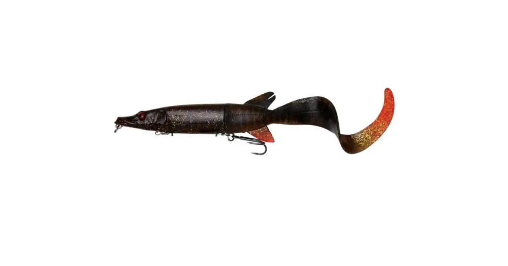 Savage Gear Gumová Nástraha 3D Hybrid Pike Slow Sink Motor Oil 17 cm 47 g Dokud Zásoby Vydrží