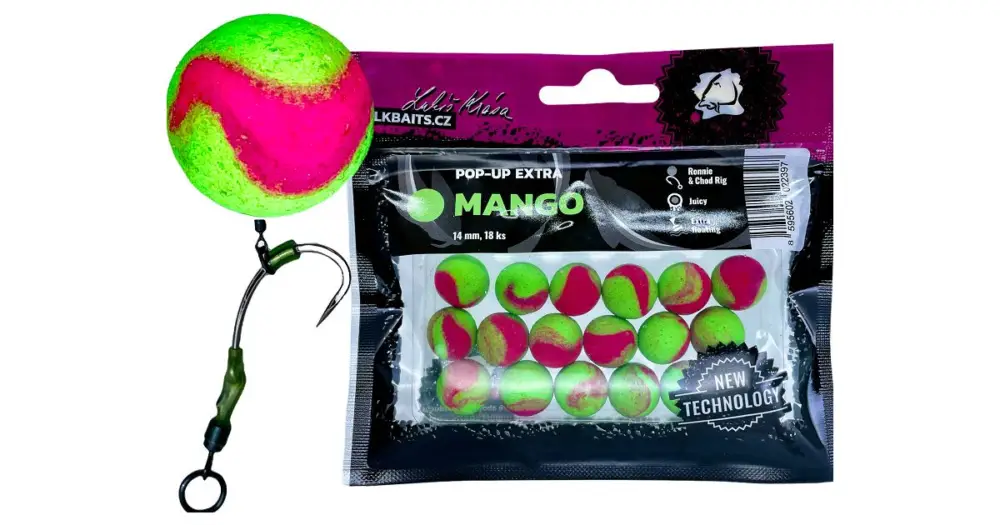 LK Baits Plovoucí Boilie Pop-Up Extra Mango Cenový Hit