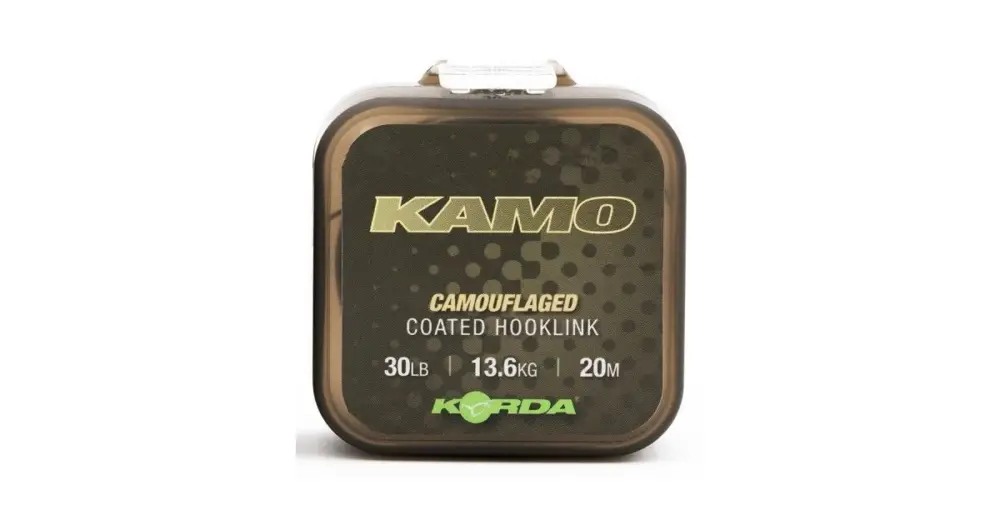 Sleva Korda Návazcová Šňůrka Kamo coated Hooklink 20 m - 30 lb 13,6 kg