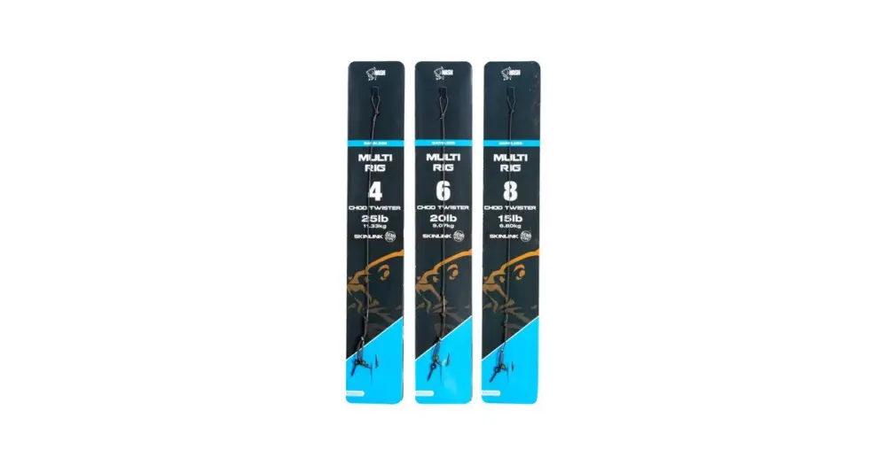 Nash Návazec Multi Rig Barbless 9,07 kg - Velikost 8 Rychlé Dodání