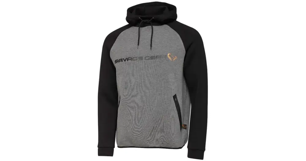 Savage Gear Mikina Tec Foam Hoodie Dark Grey Melange - S Akční Cena