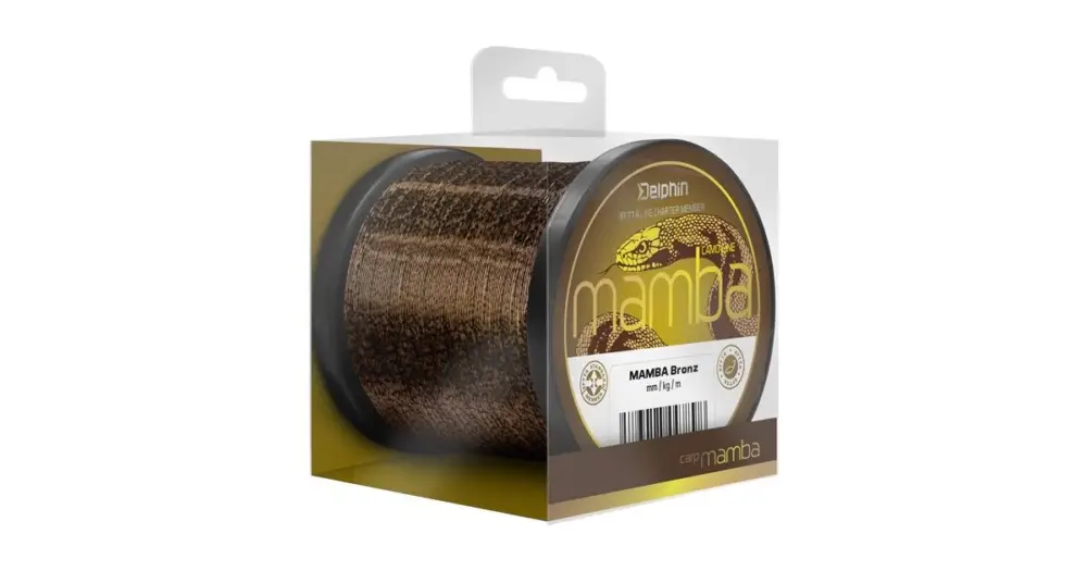 Top Prodej Delphin Vlasec Mamba Carp Bronz - 0,30 mm 7 kg 600 m