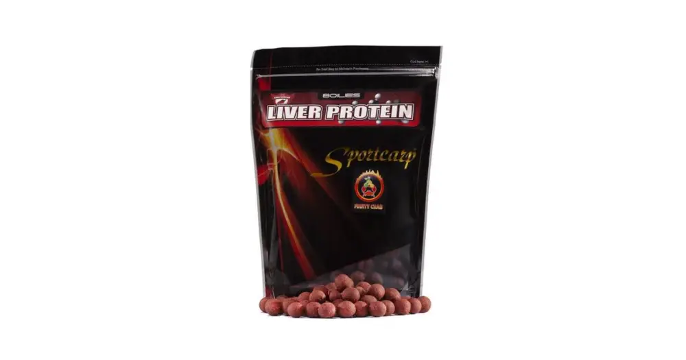 Sportcarp Boilies Liver Protein Fruity Crab - 250 g 18 mm Nakupujte Hned