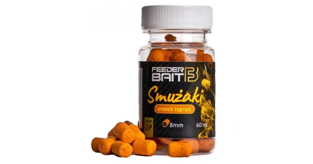 FeederBait Plovoucí Nástrahy Smuzaki Pop-Up 8 mm - Tygří Ořech Pouze Dnes