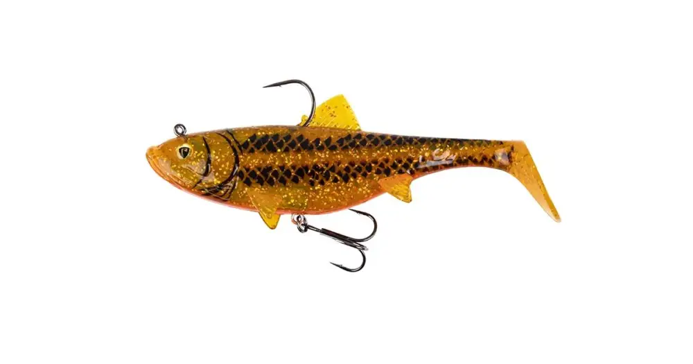 Ihned K Objednání Fox Rage Gumová Nástraha Replicant Wobble Goldie UV - 23 cm 155 g