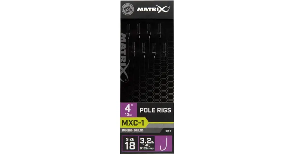 Matrix Návazec MXC-1 Pole Rig Barbless 10 cm Akční Cena