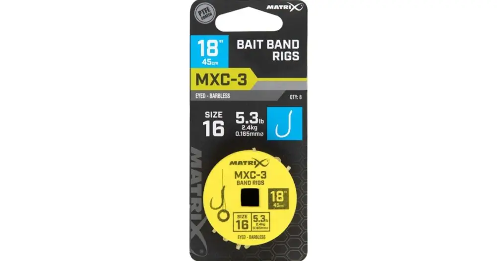 Sleva Matrix Návazec MXC-3 Barbless Band Rigs 45 cm - 16 0,165 mm