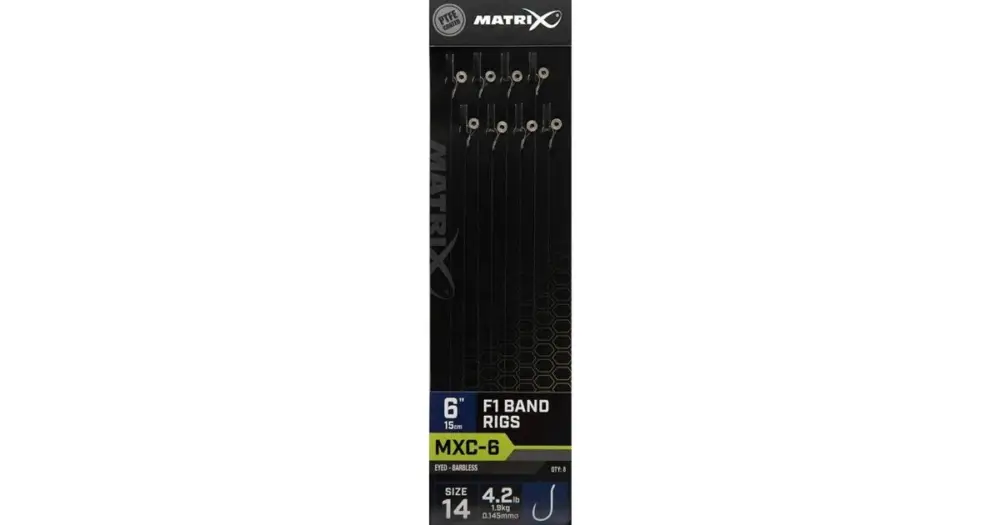 Matrix Návazec MXC-6 Barbless Band Rigs F1 15 cm Ihned K Objednání