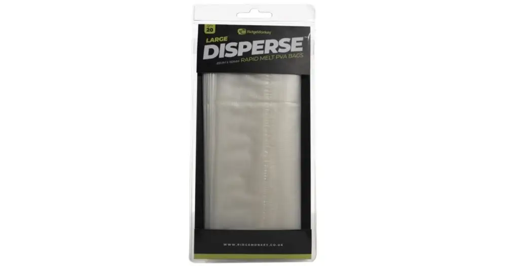 Nová Kolekce RidgeMonkey PVA Sáček Disperse PVA Bags 20 ks - Large 85x150 mm