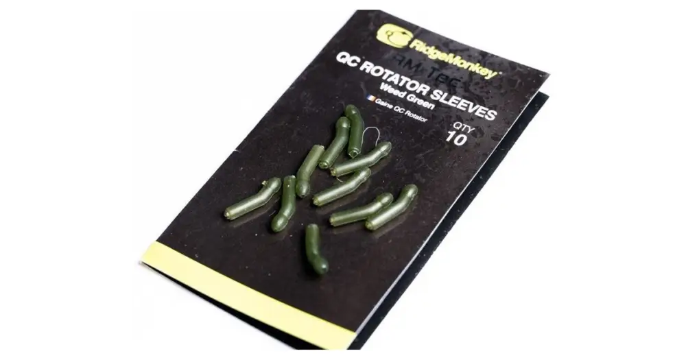 Rychlé Dodání RidgeMonkey Převlek RM-Tec Quick Change Rotator Sleeves 10 ks Weedy Green