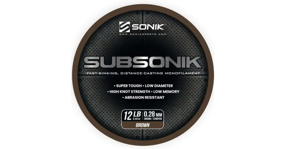 Super Cena Sonik Vlasec Subsonik Brown 3000 m - 0,41 mm 11,33 kg