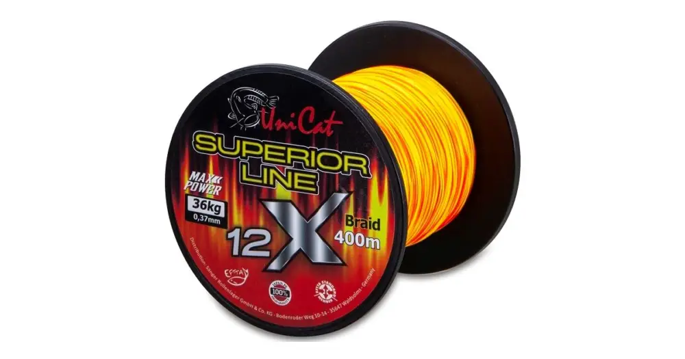 Aktuální Uni Cat Splétaná Šňůra 12 X Superior Line 400 m - 0,70 mm 71 kg