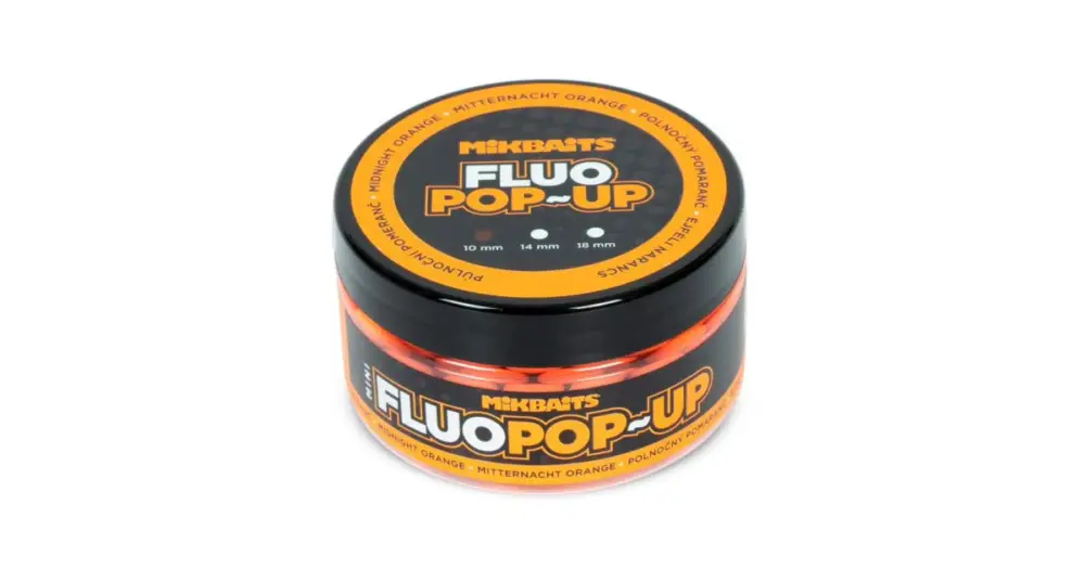 Nízká Cena Mikbaits Mini Plovoucí Boilie Fluo 100 ml 10 mm - Půlnoční Pomeranč