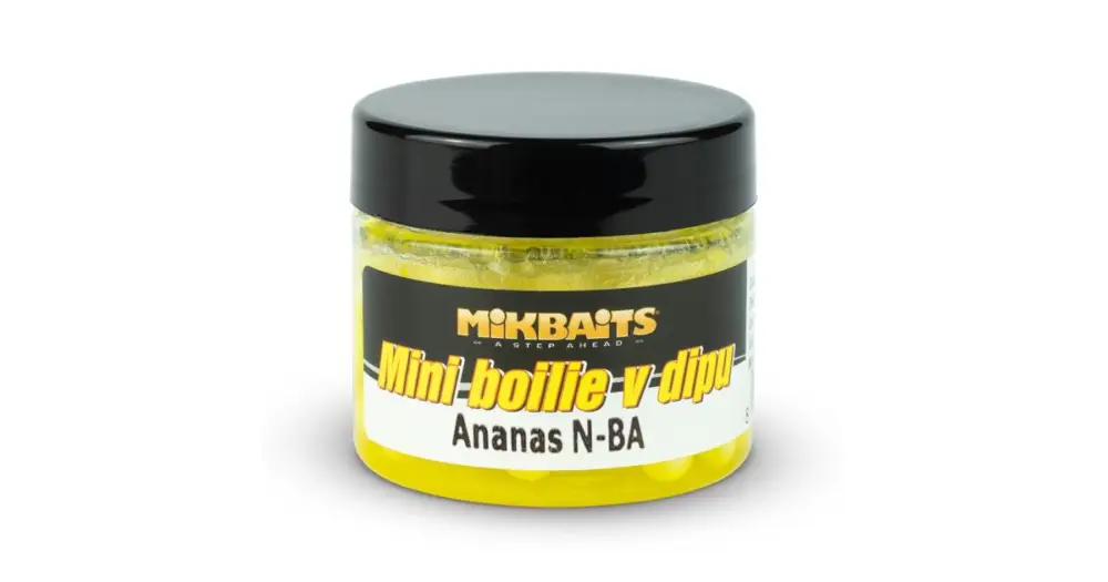Mikbaits Mini Boilie V Dipu 6-8 mm 50 ml - Ananas N-BA Levný