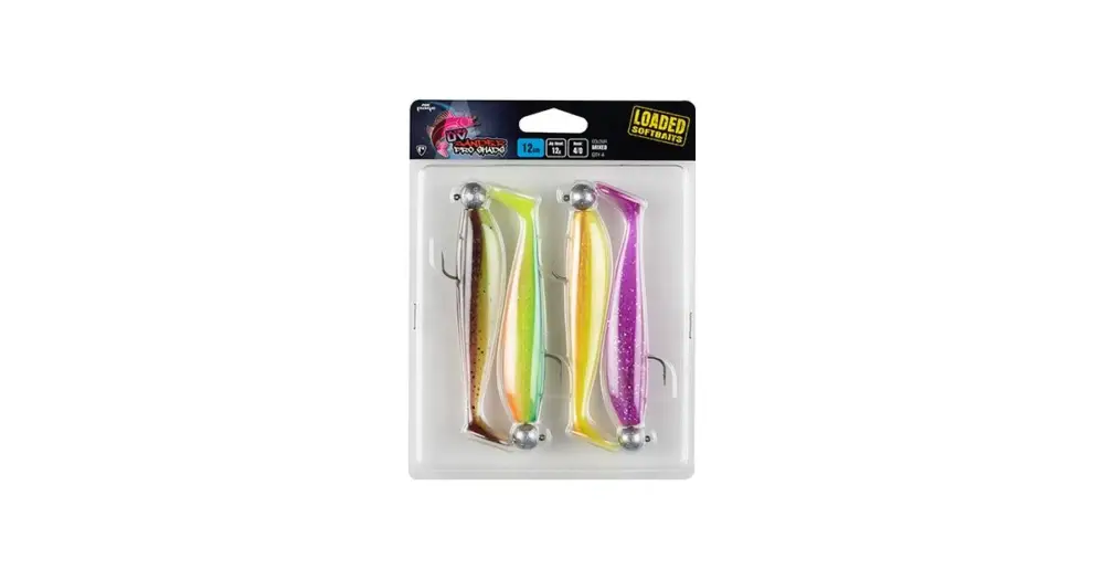 Koupit Online Fox Rage Gumová Nástraha Zander Pro Shad Loaded Mixed UV Colour Pack - 12 cm 12 g 4/0