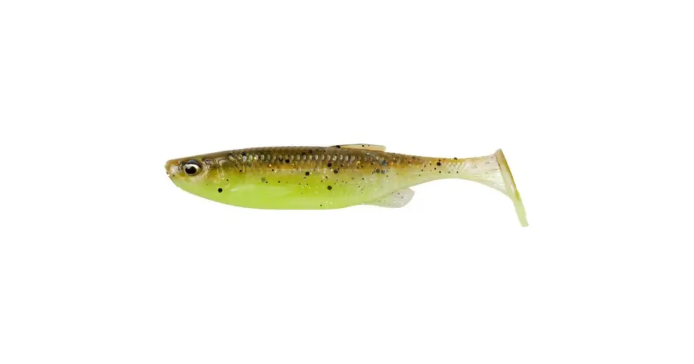 Savage Gear Gumová Nástraha Fat Minnow T Tail Bulk Green Pearl Yellow Bezpečná Platba