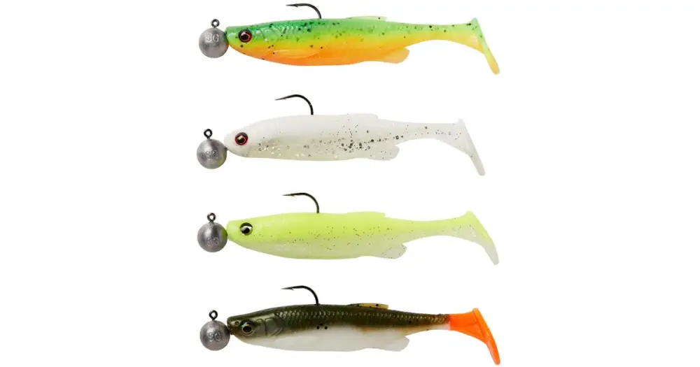 Nakupujte Hned Savage Gear Gumová Nástraha Fat Minnow T Tail RTF Darkwater Mix 4 ks - 13 cm 20 g