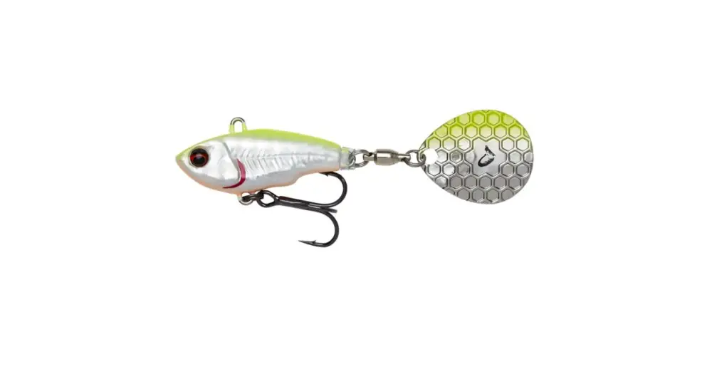 Savage Gear Fat Tail Spin Sinking Lemon Back Flash - 5,5 cm 9 g Autentický