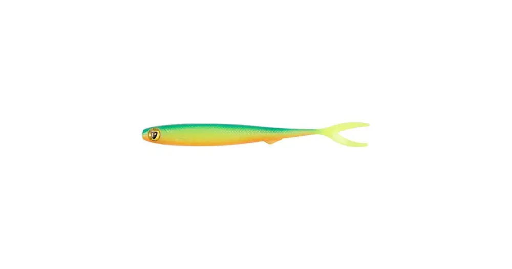 Fox Rage Gumová Nástraha Slick Finesse Super Soft UV Blue Back Chartreuse - 13 cm Horká Nabídka